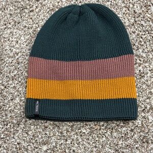 Arc'teryx Green, Brown, and Yellow Beanie
